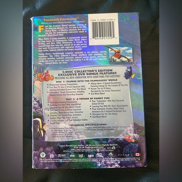 (10/$20) Finding Nemo DVD - Picture 3 of 10